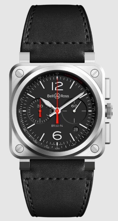 Bell & Ross BR 03-94 BLACK STEEL BR0394-BLC-ST/SCA Replica Watch